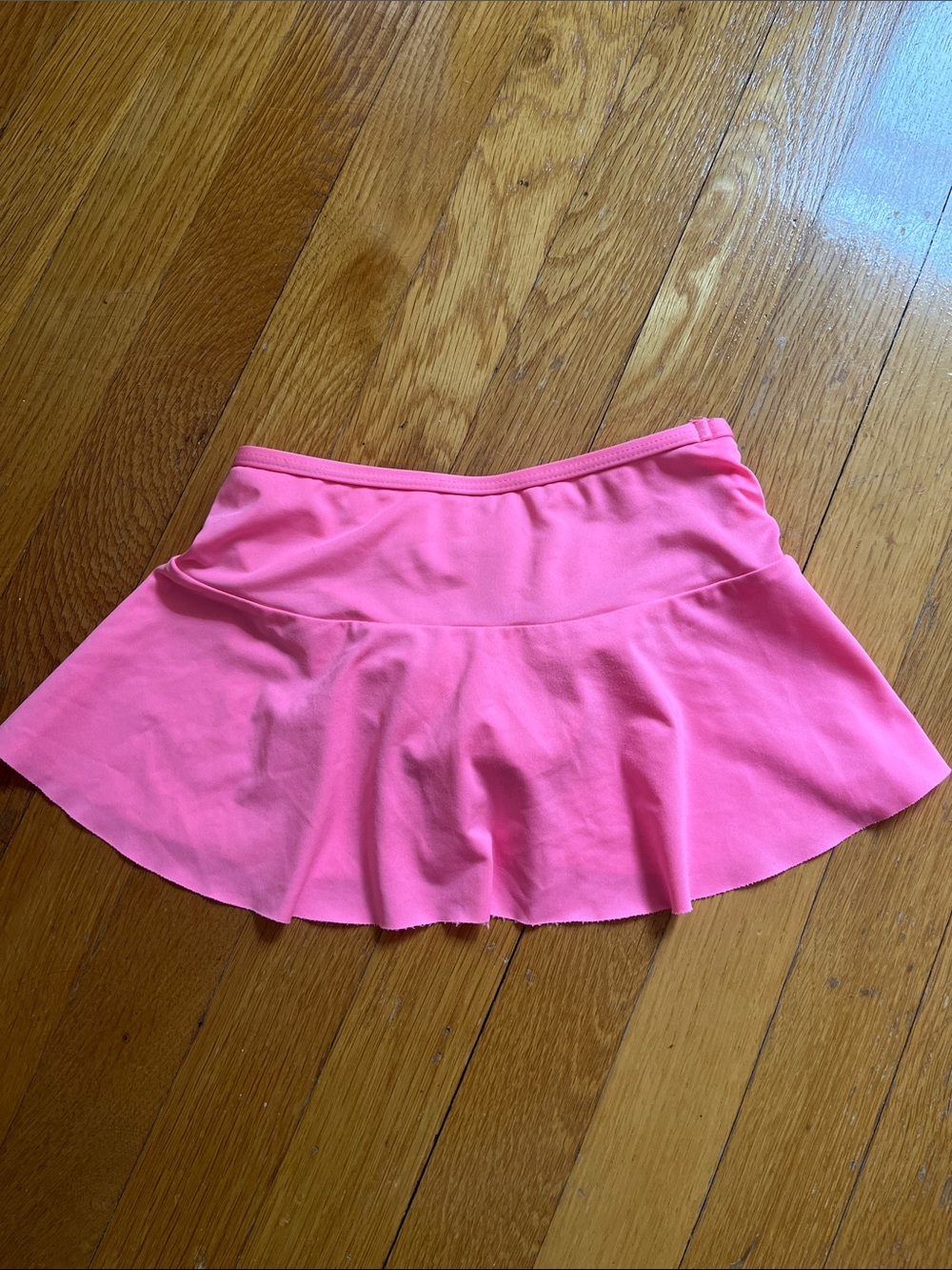 Size 5 Girls Land’s End Neon Pink Swim Skirt Bikini Bottoms - Picture 5 of 8
